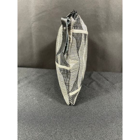 Handmade, Unique Bag, Silver & Black, Made with Designer Upholstery Fabric - Picture 3 of 6